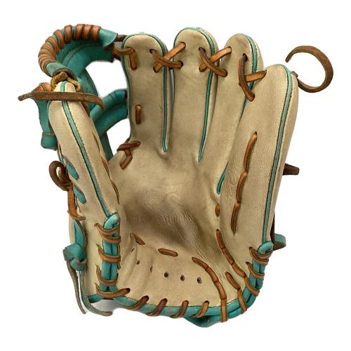 GLOVE STUDIO RYU (グローブ スタジオ リュウ) グローブ 軟式硬式兼用 SIZE 約29cm ベージュ×ブルー