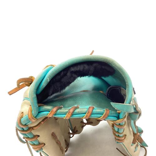 GLOVE STUDIO RYU (グローブ スタジオ リュウ) グローブ 軟式硬式兼用 SIZE 約29cm ベージュ×ブルー