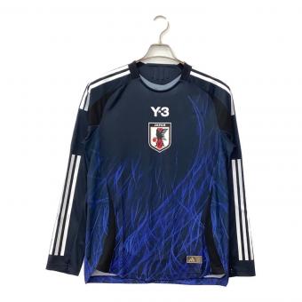 日本代表 (ニホンダイヒョウ) サッカーユニフォーム IS5611 2024 オーセンティック 長袖 SIZE L ブルー