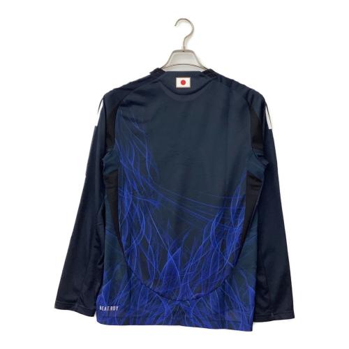 日本代表 (ニホンダイヒョウ) サッカーユニフォーム IS5611 2024 オーセンティック 長袖 SIZE L ブルー