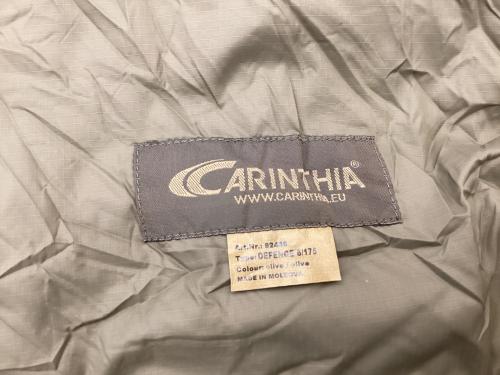 CARINTHIA (カリンシア) マミー型シュラフ(化繊) オリーブ DEFENCE 6　冬用