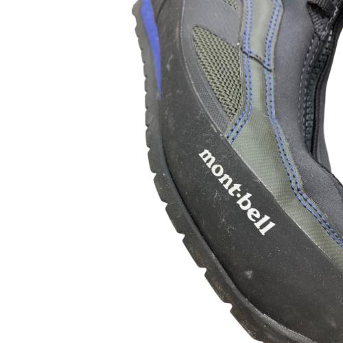 mont-bell (モンベル) サワークライマー ミドルカット トレッキングシューズ 1125123 ユニセックス SIZE 24.5cm グレー×ブルー
