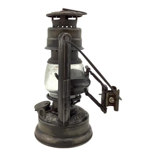 feuer hand (フュアハンドランタン) №175 SUPER BABY F 2nd オイルランタン リフレクター類付属無し グローブ歪み有 ペイント加工 ヴィンテージ