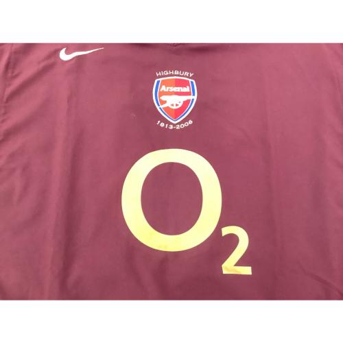 アーセナル サッカーユニフォーム ラストハイバリー記念 【14】 メンズ SIZE L ボルドー