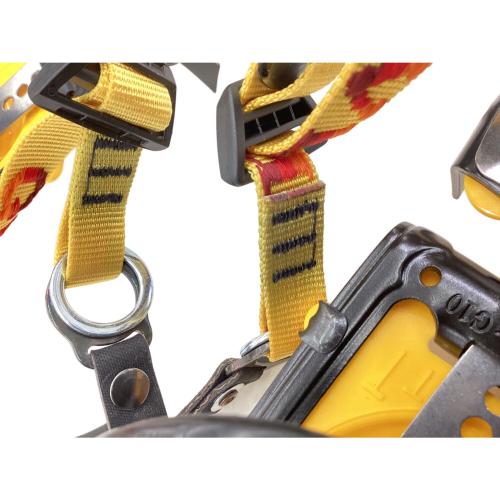 GRIVEL (グリベル) 10本爪アイゼン RA072A04F ケースにネーム跡有 ブラック×イエロー ニュークラシック