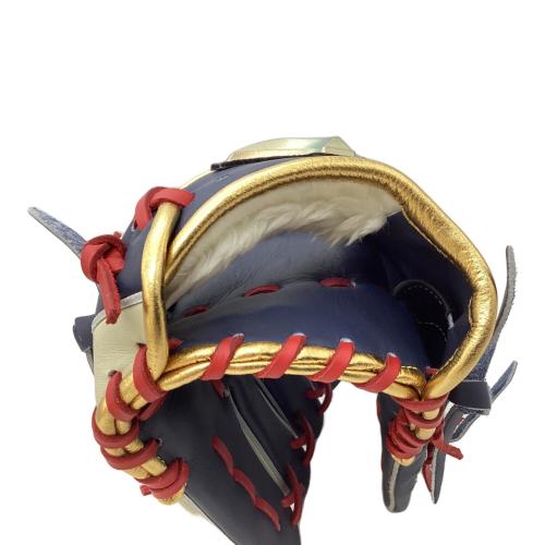 MIZUNO (ミズノ) グローバルエリート 軟式グローブ ネイビー×ホワイト