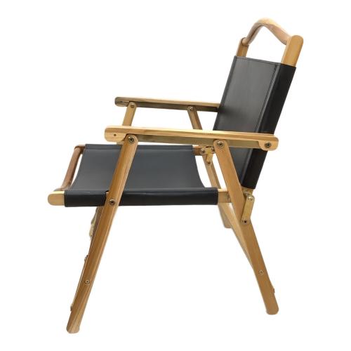 8A GARAGE (ヤエイガレージ) アウトドアチェア ブラック Leather Chair