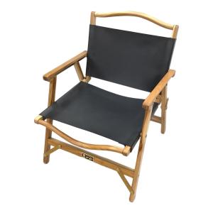 8A GARAGE (ヤエイガレージ) アウトドアチェア ブラック Leather Chair