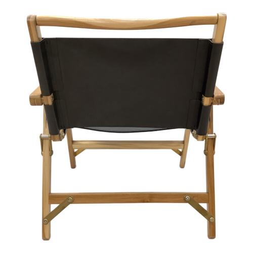 8A GARAGE (ヤエイガレージ) アウトドアチェア ブラック Leather Chair