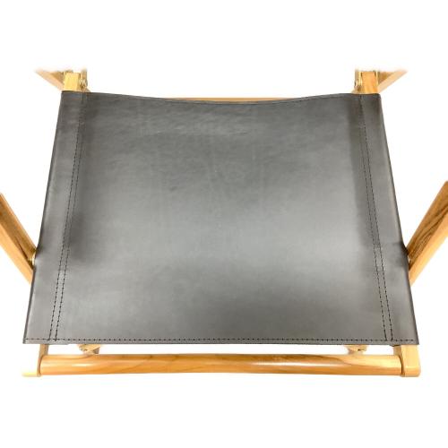 8A GARAGE (ヤエイガレージ) アウトドアチェア ブラック Leather Chair