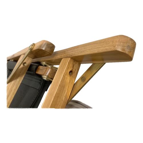 8A GARAGE (ヤエイガレージ) アウトドアチェア ブラック Leather Chair