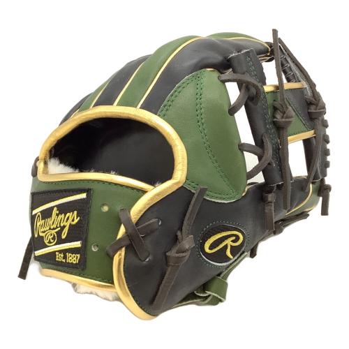 RAWLINGS (ローリングス) HOH PRO EXCEL Wizard #02 軟式グローブ GR4HW2CN52MG  グリーン×ブラック