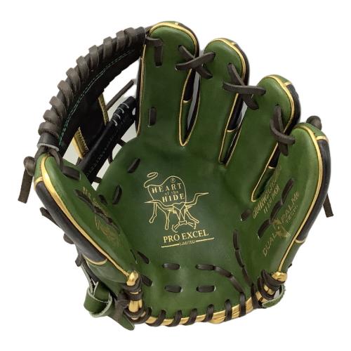 RAWLINGS (ローリングス) HOH PRO EXCEL Wizard #02 軟式グローブ GR4HW2CN52MG  グリーン×ブラック