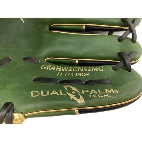 RAWLINGS (ローリングス) HOH PRO EXCEL Wizard #02 軟式グローブ GR4HW2CN52MG  グリーン×ブラック
