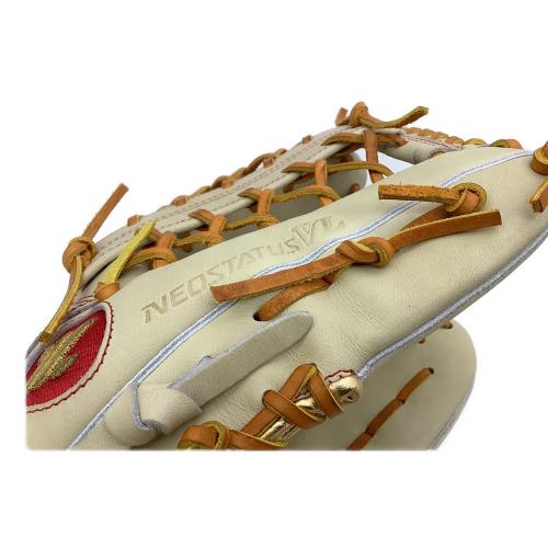 ZETT (ゼット) ネオステイタス 軟式グローブ BRGB31437F VLシリーズ パステルブラウン×レッド