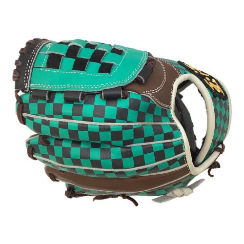 TAMAZAWA/玉澤 (タマザワ) 軟式グローブ 市松模様 グリーン×ブラック