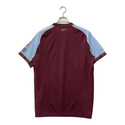アストン・ヴィラ サッカーユニフォーム JN8061 2025/26 ホームジャージー SIZE 2XL ブラウン×ブルー