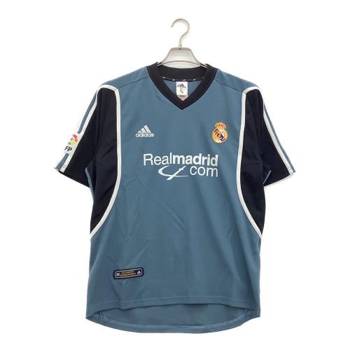 レアル・マドリード サッカーユニフォーム ラウル・ゴンサレス【7】 2001-2002 メンズ SIZE O スカイブルー