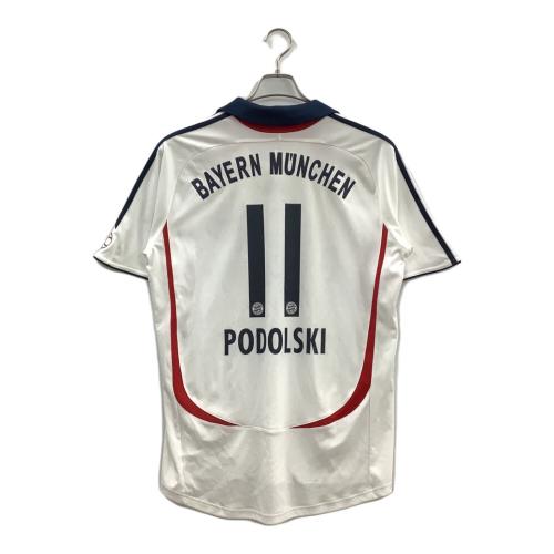 バイエルン・ミュンヘン サッカーユニフォーム 593517 20006-07 ルーカス・ポドルスキ【11】 メンズ ホワイト