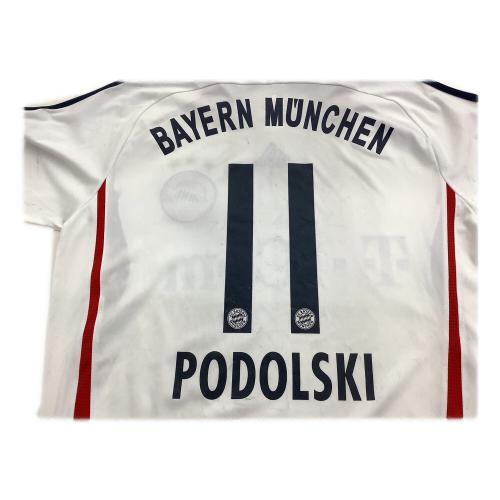 バイエルン・ミュンヘン サッカーユニフォーム 593517 20006-07 ルーカス・ポドルスキ【11】 メンズ ホワイト