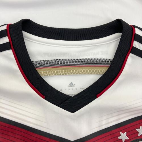 ドイツ代表 (ドイツダイヒョウ) サッカーユニフォーム 14-15 ホーム メンズ SIZE L ホワイト