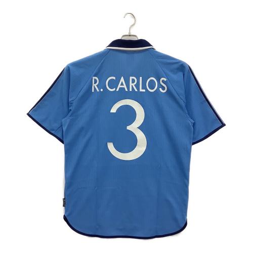 レアル・マドリード サッカーユニフォーム  ロベルト・カルロス【3】1999-2000 サード メンズ SIZE O スカイブルー