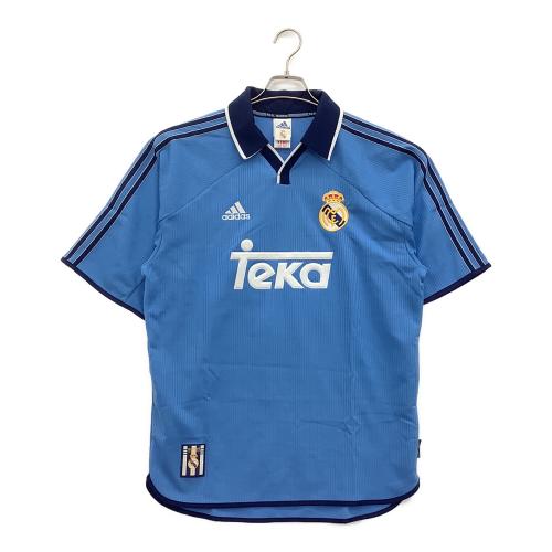 レアル・マドリード サッカーユニフォーム  ロベルト・カルロス【3】1999-2000 サード メンズ SIZE O スカイブルー