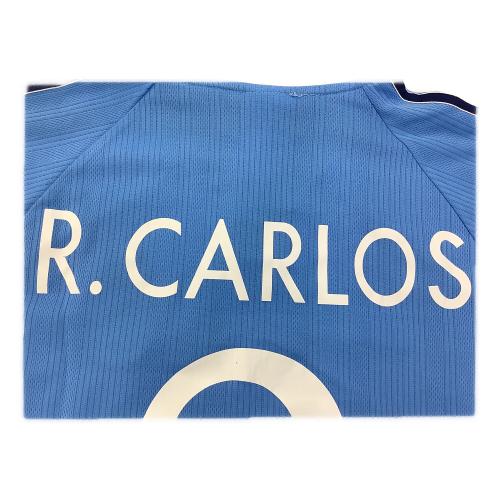 レアル・マドリード サッカーユニフォーム  ロベルト・カルロス【3】1999-2000 サード メンズ SIZE O スカイブルー