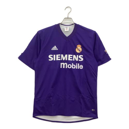 レアル・マドリード サッカーユニフォーム ジダン【5】156649 2002-2003 サード メンズ SIZE O パープル