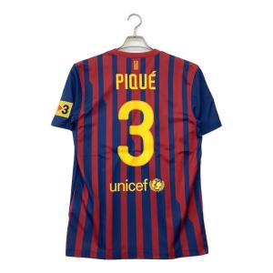 FCバルセロナ (エフシーバルセロナ) サッカーユニフォーム 419877-486 ジェラール・ピケ【3】　2011-12 メンズ SIZE M ブルー×レッド