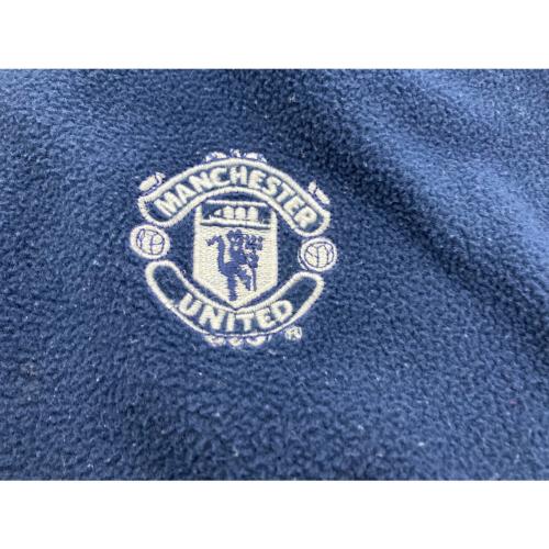 マンチェスターユナイテッド サッカーウェア(トップス) フリース・90s メンズ SIZE L ネイビー×ブルー