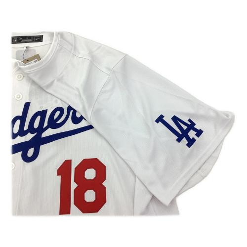 【18】山本由伸　ロサンゼルス・ドジャース リミテッドジャージ 応援グッズ 2025ワールドシリース優勝パッチ SIZE XXL ホワイト