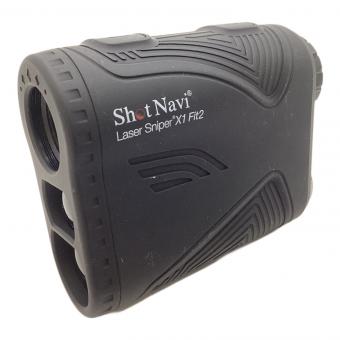 Shot Navi (ショットナビ) ゴルフ距離測定器 ブラック LASER SNIPER X1 FIT2