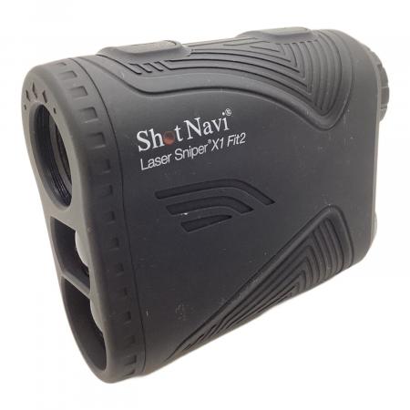 Shot Navi (ショットナビ) ゴルフ距離測定器 ブラック LASER SNIPER X1