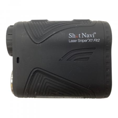 Shot Navi (ショットナビ) ゴルフ距離測定器 ブラック LASER SNIPER X1