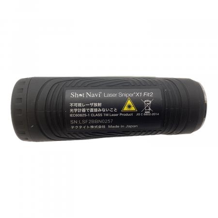 Shot Navi (ショットナビ) ゴルフ距離測定器 ブラック LASER SNIPER X1