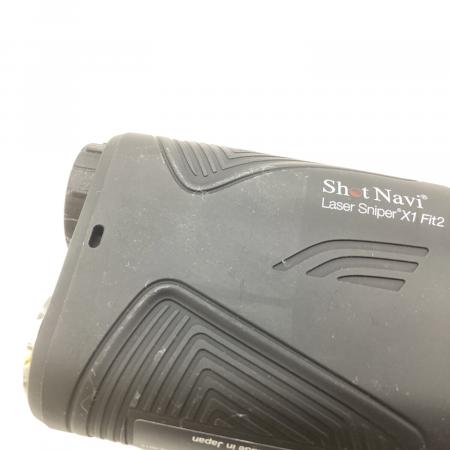 Shot Navi (ショットナビ) ゴルフ距離測定器 ブラック LASER SNIPER X1
