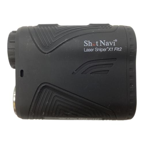 Shot Navi (ショットナビ) ゴルフ距離測定器 ブラック LASER SNIPER X1 FIT2