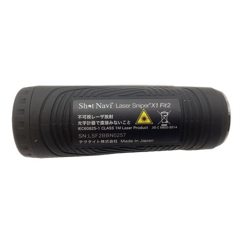 Shot Navi (ショットナビ) ゴルフ距離測定器 ブラック LASER SNIPER X1 FIT2