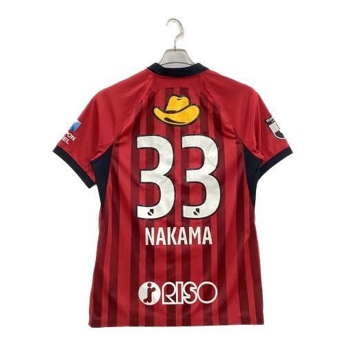鹿島アントラーズ (カシマアントラーズ) サッカーユニフォーム 【33】仲間 隼斗　DO8342 2023ホーム メンズ SIZE L レッド