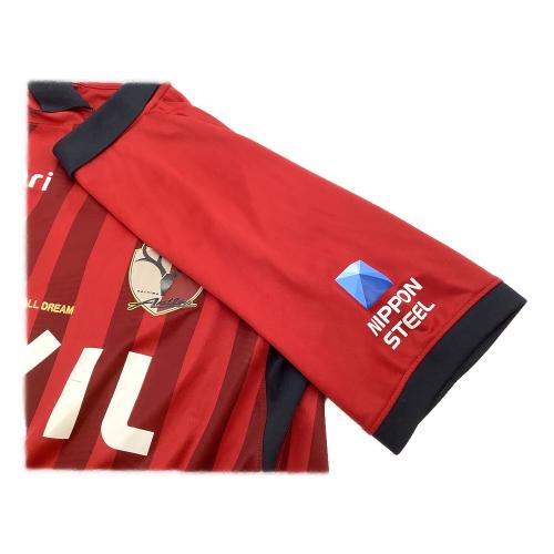 鹿島アントラーズ (カシマアントラーズ) サッカーユニフォーム 【33】仲間 隼斗　DO8342 2023ホーム メンズ SIZE L レッド