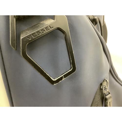 VESSEL (ベセル) キャディバッグ セルフスタンド ネイビー