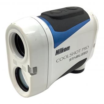 Nikon (ニコン) ゴルフ距離測定器 本体のみ ホワイト COOLSHOT PRO STABILIZED