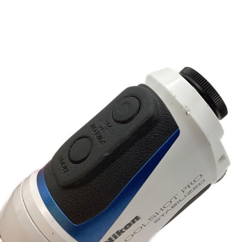 Nikon (ニコン) ゴルフ距離測定器 本体のみ ホワイト COOLSHOT PRO STABILIZED