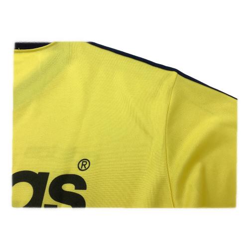 日立製作所サッカー部 サッカーユニフォーム ASR-552 【25】adidas デサント製 ヴィンテージ SIZE O イエロー
