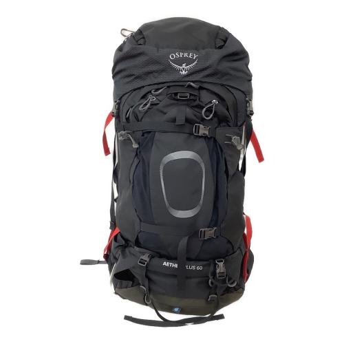 OSPREY (オスプレー) バックパック イーサープラス ブラック AETHER PLUS 60　58L(テント泊)