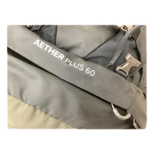 OSPREY (オスプレー) バックパック イーサープラス ブラック AETHER PLUS 60　58L(テント泊)
