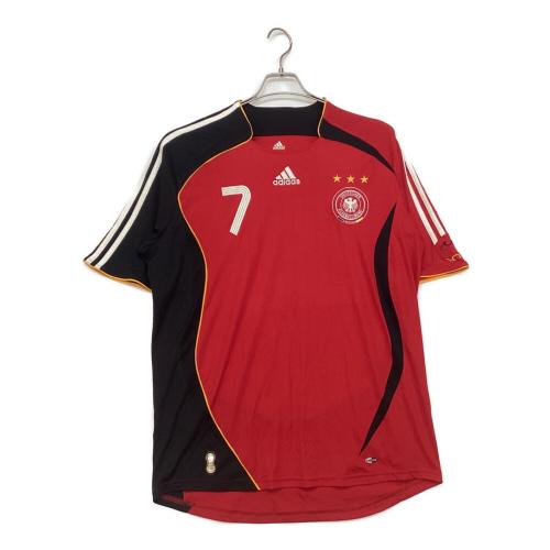 ドイツ代表 (ドイツダイヒョウ) サッカーユニフォーム 817749 2006-2007アウェイ SIZE 2XO レッド