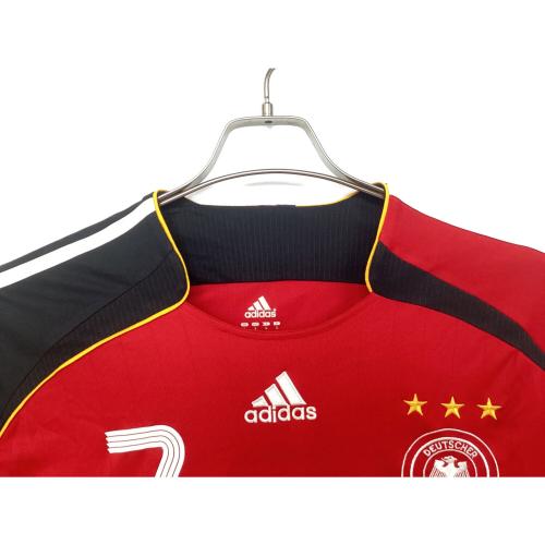 ドイツ代表 (ドイツダイヒョウ) サッカーユニフォーム 817749 2006-2007アウェイ SIZE 2XO レッド