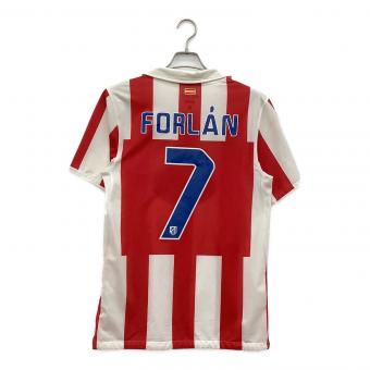 アトレチコマドリード サッカーユニフォーム 【7】ディエゴ・フォルラン 382190 10/11 ユニフォーム ホーム 半袖 SIZE S ホワイト×レッド